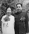 Zhou with his wife Deng Yingchao (邓颖超) in 1954