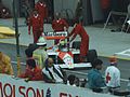 Senna at the 1988 Canadian GP