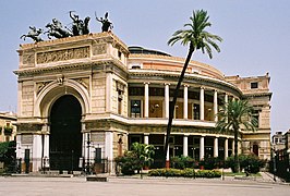 Teatro Politeama, Palermo (exterior)