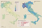 Thumbnail for File:Map Family structure 1990 - Famiglia unipersonali nel 1951 e 1981 - Touring Club Italiano CART-TEM-043 (cropped).jpg