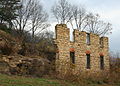 Melchoir Hotel and Brewery ruins in Trempealeau, Wisconsin