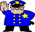 Policeman (without gradients)