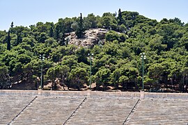 The ruins of the Temple of Tyche on the Hil of Ardettus on July 5, 2019.jpg