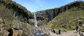 Panoramic picture of Svartifoss in Iceland