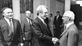 1986-05-07, Berlin, Rau und Lafontaine bei Honecker