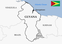 Map of Guyana Borders Outline.png