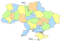 Blank map of Ukraine (2010, 2012)