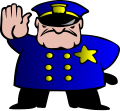 Policeman (with gradients)