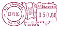 1983 - Meter stamp catalog image, Brazil type DA7B variation 2
