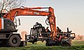 Hitachi ZAXIS 140W. Detail.