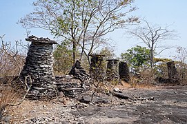 Sanctuary of Phou Asa Mountain (Laos), view from northwest