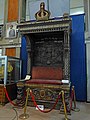 Throne of emperor Haile Selassie I of Ethiopia