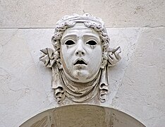 Teatro La Fenice (Venice) – Left Mascaron of the facade.