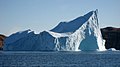 July 24, 2007: The first time I saw this iceberg was near Sanderson Hope, south of Upernavik, Greenland