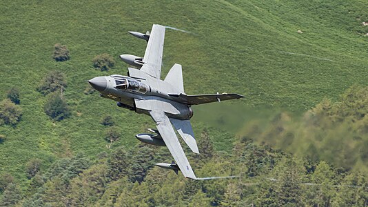 Royal Air Force Panavia Tornado GR4 ZA607 EB-X Corris Corner 2018 01