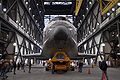 Atlantis arrived in the VAB