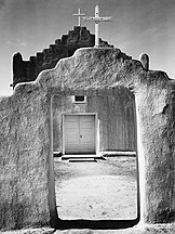 Church in Taos Pueblo, by Ansel Adams