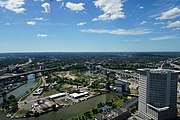 View from the observation deck of Terminal Tower