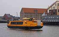 A water bus in Copenhagen