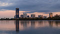 Donaucity Vienna, seen from Donaumarina