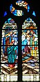 Chapelle Notre-Dame de Lambader : vitrail, les mystères du Rosaire, le 4ème mystère joyeux (la Présentation au Temple) 1