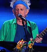 Wood, Richards onstage in Hyde Park - Rolling Stones 50 & Counting tour 2013.jpg