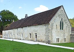 Fontenay Abbey Bookshops, view from north east