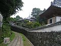 East meets West: Komyo Temple in the foreground, Zuiun Temple centre picture, towered over by St.Francis Xavier Catholic Church / 寺院と教会の見える風景