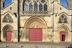 Porches de l'église Saint-Martin a Laon