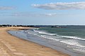 La plage de Fort Bloqué et le Fort Bloqué 4.