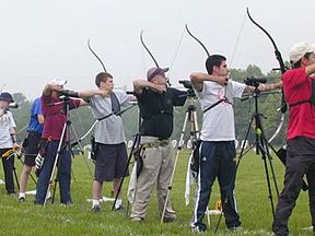 Outdoor archery competition