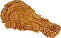 Popeyes fried chicken leg