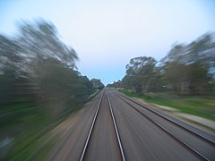 Moving on a train (Australia)