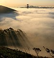 8 San francisco in fog with rays uploaded by Mbz1, nominated by Patriot8790