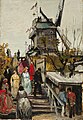 Le Moulin de Blute-Fin. 1886. oil on canvas medium QS:P186,Q296955;P186,Q12321255,P518,Q861259 . 55.2 × 38 cm (21.7 × 14.9 in). Zwolle, Museum De Fundatie.
