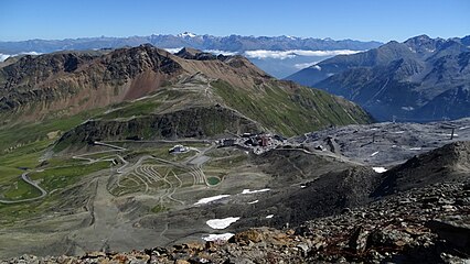 Passstraße über das Stilfser Joch (photo from Monte Scorluzzo)