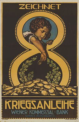 War bond poster, Austria 1918 Reprocessed work.