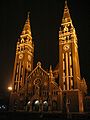 Szeged dome at night 1