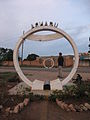 Equaotr monument at Masaka, Uganda