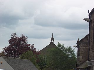 Falkland's romanesque-style Kirk.