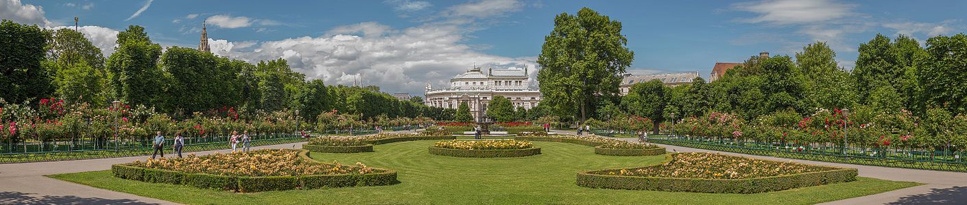 Volksgarten, Vienna (Panorama)