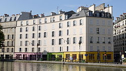 Quai Valmy, le long du canal Saint Martin, Paris