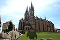 English: St. Nicolas Church with new domes Čeština: Kostel sv. Mikuláše s novými kupolemi věží