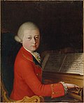 Thumbnail for File:Portrait of Wolfgang Amadeus Mozart at the age of 13 in Verona, 1770.jpg