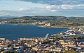   Eastern end of Étang de Thau from the Mount Saint-Clair in Sète.