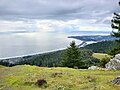 View of Stinson Beach and the Pacific Ocean from West Ridgecrest Boulevard