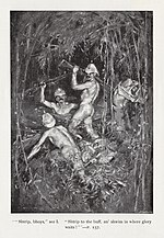 Thumbnail for File:Archibald Standish Hartrick - Rudyard Kipling - Soldier Tales 18 - The Taking of Lungtungpen 1.jpg