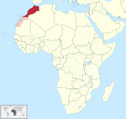 Карта на Morocco