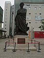 Statue of Dante in Book City in the Ningbo, China