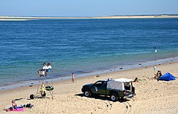 Baignade surveillée a la Teste